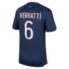 Original Fußballtrikot Paris Saint-Germain 2023-24 Verratti 6 Heimtrikot Für Herren